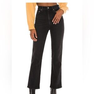 Agolde Highrise Pinch Waist Kick Crop